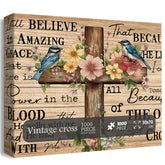 Vintage Cross Jigsaw Puzzles 1000 Pieces