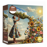 Frühlingsglas-Puzzle 1000 Teile