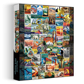 National Park Stamps Jigsaw Puzzle 1000 Pieces