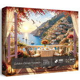 Golden Ocean Veranda Jigsaw Puzzle 1000 Pieces
