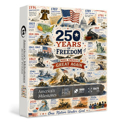 America's Milestones Jigsaw Puzzle 1000 Pieces