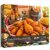 Delicious Fried Feast Jigsaw Puzzle 1000 Pieces
