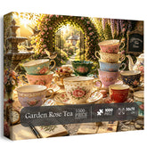 Garden Rose Tea Jigsaw Puzzle 1000 Pieces