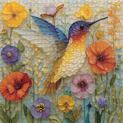 Blumenkolibri-Puzzle 1000 Teile