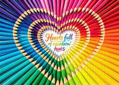 Life's Color Heart Jigsaw Puzzle 1000 Pieces