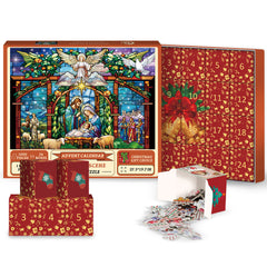 Weihnachtskrippe Adventskalender Puzzle 1000 Teile