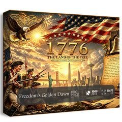 Freedom's Golden Dawn Jigsaw Puzzle 1000 Pieces
