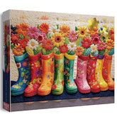 Blumenstiefel Puzzle 1000 Stücke