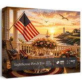 Lighthouse Porch Tea Jigsaw Puzzle 1000 Pieces