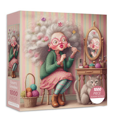Blumiges Oma-Puzzle 1000 Teile
