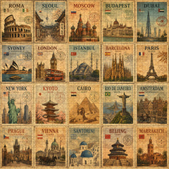 Global Journeys Jigsaw Puzzle 1000 Pieces