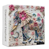 Diamant -Elefantenpuzzle 1000 Stücke