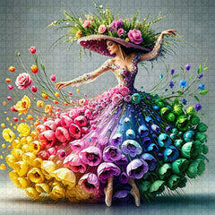 Flower Dancer Jigsaw Puzzle 1000 Pieces
