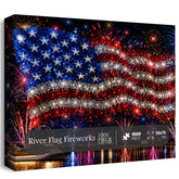 Flussflaggen-Feuerwerk-Puzzle 1000 Teile