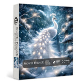 Snowlit Peacock Jigsaw Puzzle 1000 Stücke