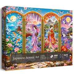 Japanisches Screen-Art-Puzzle 1000 Teile