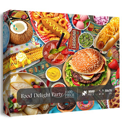 Food Delight Party Puzzle 1000 Teile
