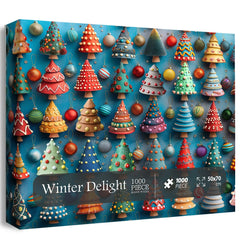 Winter Freude Puzzle 1000 Stücke