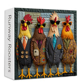 Runway Roosters Jigsaw Puzzle 1000 Pieces