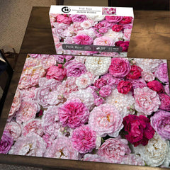 Puzzle 1000 Teile „Rosa Rosenblüte“