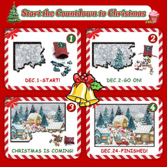 Christmas Village Jigsaw Puzzle 477 Pieces