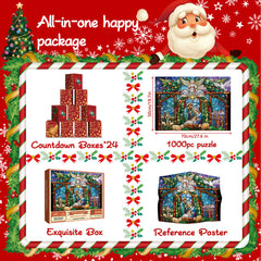 Weihnachtskrippe Adventskalender Puzzle 1000 Teile
