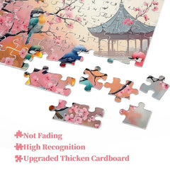 Cherry Blossom Birds Jigsaw Puzzle 1000 Pieces