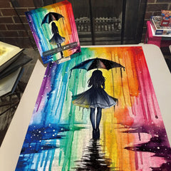 Colorful Woman Jigsaw Puzzle 1000 Pieces