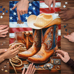 Stiefel der Freiheit Puzzle 1000 Teile