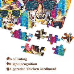 Stoff Giraffe Puzzle 1000 Stücke