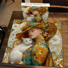 Puzzle mit floraler Eleganz, 1000 Teile