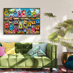 Fröhliches Vogelhaus-Puzzle, 1000 Teile