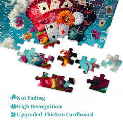 Magic Card Hut Jigsaw Puzzle 1000 Stücke
