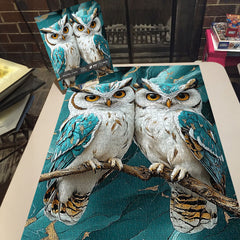 Marmor-Eulen-Puzzle 1000 Teile