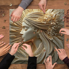 Goddess Sculpture Jigsaw Puzzle 1000 Pieces