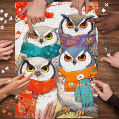 Cozy Owls Puzzle 1000 Teile