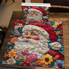 Glitzerndes Weihnachtsmann-Puzzle 1000 Teile