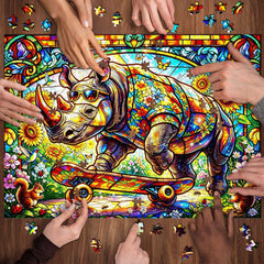 Sunflower Rhino Glide Jigsaw Puzzle 1000 Pieces