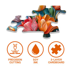 Blühende Tulpen Puzzle 1000 Teile