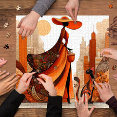 Orange Time Puzzle 1000 Teile