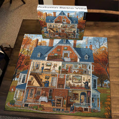 Autumn Retro Villa Jigsaw Puzzle 1000 Pieces