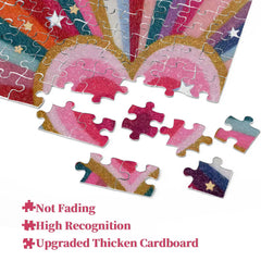 Rainbow Heart Jigsaw Puzzle 1000 Pieces