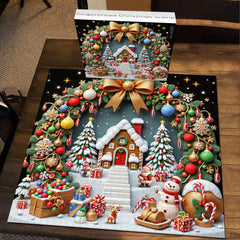 Lebkuchen -Weihnachtsszene Puzzle 1000 StĂŒcke