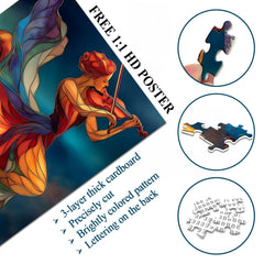 Violin Goddess Jigsaw Puzzle 1000 Pieces