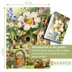 Verzauberter Gnome-Hafen-Puzzle, 1000 Teile
