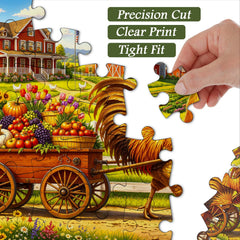 Farm Rooster Jigsaw Puzzle 1000 Pieces