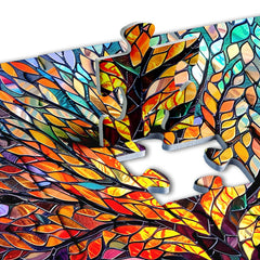 Mosaic tree of life Jigsaw Puzzle 1000 Pieces