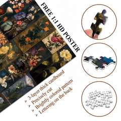 Blumenschrank-Puzzle 1000 Teile