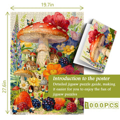 Blütenzwerg-Haus-Puzzle, 1000 Teile