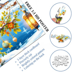 Yuletide Owl Haven Jigsaw Puzzle 1000 Pieces